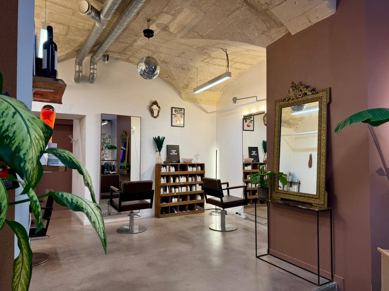 Intérieur du salon Mazette Coiffure