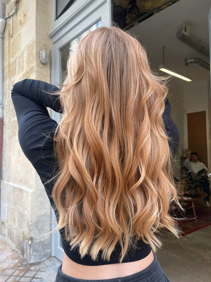Balayage blond